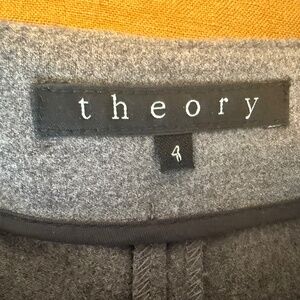 Theory women’s wool pants grey size 4